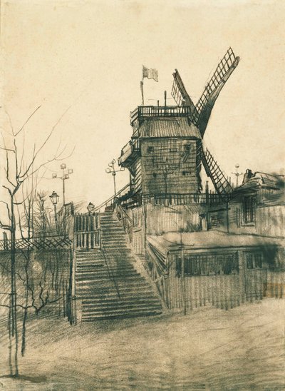 Moulin de la Galette by Vincent van Gogh